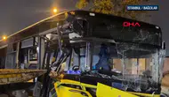 Bağcılar'da İETT Otobüsü Çekiciye Çarptı