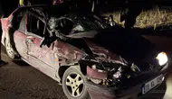 Çorum'da otomobil ile traktör çarpıştı: 2 yaralı