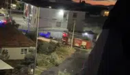 Antalya'da İki Katlı Evin Çatısında Korkutan Yangın