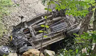 Artvin'de araç metrelerce yüksekten uçuruma yuvarlandı: Sürücü öldü