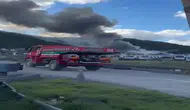 Eyüpsultan'daki Yediemin Otoparkında Yangın Paniği