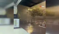 Antalya'da hortum şantiyeyi yerle bir etti