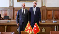 TBMM Başkanı Kurtulmuş Kuzey Makedonya Heyeti ile Görüştü