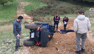 Balıkesir'de ATV devrildi: 2 kişi yaralandı
