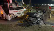Çerkezköy-Kapaklı yolunda feci kaza : Otomobil, servis ve kamyonet çarpıştı