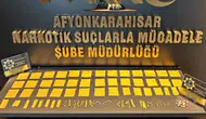 Afyonkarahisar'da uyuşturucu operasyonu : 1 şüpheli tutuklandı