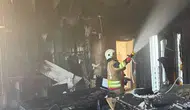 Hatay Arsuz'da İki Katlı Müstakil Ev Alevlere Teslim Oldu