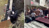Hatay'da güvenlik önlemi alınmayan inşaatın temeline düştü : Yaşlı adam yaralandı