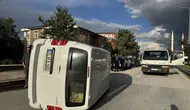Erzurum'da otomobil ile panelvan çarpıştı : 5 kişi yaralandı