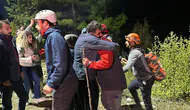 Yazılı Kanyon'da Mahsur Kalanlara Dronla Telsiz Ulaştırıldı