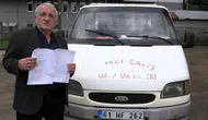Trabzon'da Emekli Polisin Kamyonetine İlginç Ceza Şoku