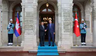 Cumhurbaşkanı Erdoğan'dan Kamboçya Başbakanı Manet'e resmi karşılama