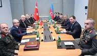 Bakan Güler Şuşa'da Azerbaycan ve Gürcistanlı mevkidaşlarıyla bir araya geldi