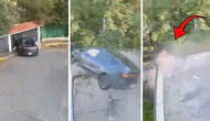 Meksika'da Tesla Kazası: Evin Kapısından Girdi, Balkondan Çıktı