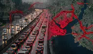 İstanbul'da Yağmur Çileye Dönüştü Trafik Yüzde 89'u Aştı