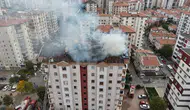 Aydınlıkevler Mahallesi'ndeki 9 Katlı Binada Yangın Paniği