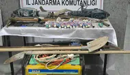 Malatya'da kaçak kazı yapan 6 şüpheli suçüstü yakalandı