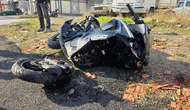 Bandırma'da otomobil ile motosiklet çarpıştı : 2 kişi yaralandı