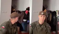 Polonya'da Askeri Üniforma ile Alay Eden Şahıs Canlı Yayında Yakalandı