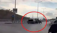 Yıldırım'da Drift Faciası: Kontrolden Çıkan Otomobil Motosiklete Çarptı