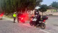 Bilecik'te motosiklet denetimlerinde 7 sürücüye ceza