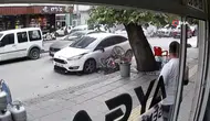 Ankara Polatlı'da Otomobil ile Motosiklet Çarpıştı: 1 Yaralı
