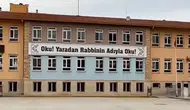 Konya'da İlkokul Duvarına Yazılan 'Oku' Ayeti Beğeni Topladı