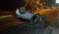 Side’de feci kaza : Takla atan otomobilin sürücüsüne 50 Bin TL ceza