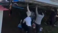 Uçurumun Kenarındaki Otobüsü Elleriyle Tuttular: Mucize Kurtuluş