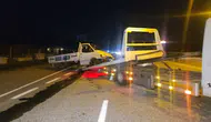 Bursa'da korkunç kaza : 250 metre sürüklenen otomobil takla attı