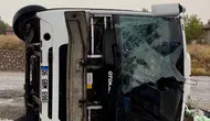 Kırıkkale'de Midibüs Devrildi: 14 İşçi Yaralandı