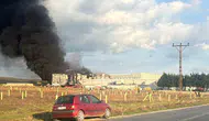 Kırklareli Vize'deki İlaç Fabrikasında Yangın