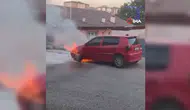 Karabukte Park Halindeki Otomobil Alevlere Teslim Oldu
