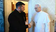 Papa 14. Leo, Ukrayna Devlet Başkanı Zelenskiy ile Görüştü