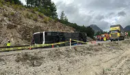 Burdur'da Yolcu Otobüsü Devrildi: 1 Ölü, 8 Yaralı