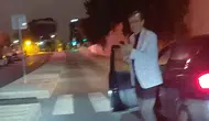 İstanbul'da Kızını Beklemek İçin Yolu Kapatan Sürücüye Tepki Yağdı