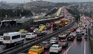 İstanbul'da trafik yoğunluğu yüzde 85'e ulaştı
