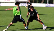 Beşiktaş, günü çift antrenmanla tamamladı