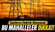 Trabzon'da planlı elektrik kesintileri hangi mahalleleri etkileyecek?