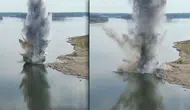 Kavurucu sıcaklar yüzünden Romanya Tuna Nehri'ni bombalamak zorunda kaldı