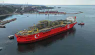 Karadeniz'de doğal gaz üretimini 2 katına çıkartacak Osman Gazi platformunda Alev Kulesi monte edildi!