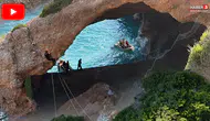 Antalya'da korku dolu anlar: Deniz keyfi 30 metrelik halatla hastanede bitti!