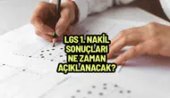 LGS 1'nci nakil sonuçları ne zaman açıklanacak?