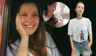İrem Helvacıoğlu kızı Sora ile kendi çocukluk fotoğrafını paylaştı