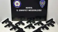 Konya'da 100 adet ruhsatsız tabanca ele geçirildi!
