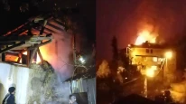 Sakarya'da yangın: Evin çatısı alev topuna döndü!