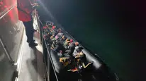 İzmir'de düzensiz göçmen operasyonu : 59 göçmen yakalandı