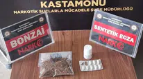 Kastamonu'da uyuşturucu operasyonu : Bonzai ve hap ele geçirildi