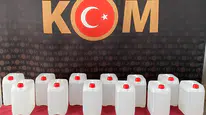 Yozgat'ta polis ekipleri 160 litre etil alkol ele geçirdi