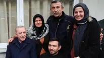 Cumhurbaşkanı Erdoğan Rize'de komşularıyla bayramlaştı